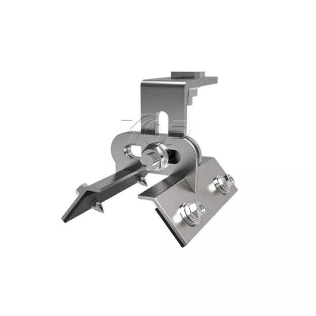 समायोज्य Trapezoidal धातु छत सौर Clamps